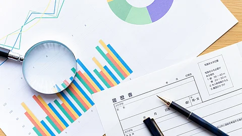 Geschäftszahlen und Diagramme