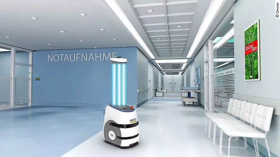 UV-C-Desinfektionsroboter Hero 21 UV-C-Desinfektionsroboter Hero 21