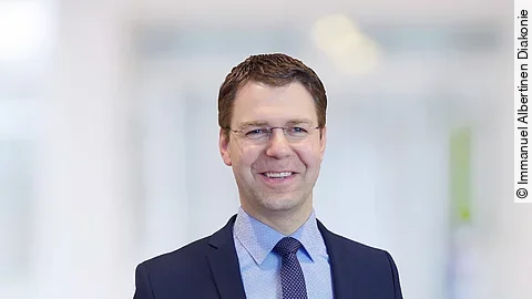 Matthias Blum, Konzerngeschäftsführer der Immanuel Albertinen Diakonie