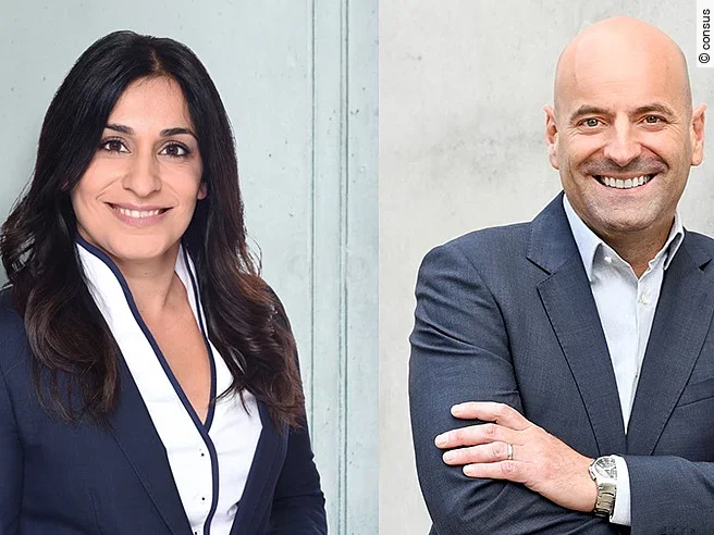 Mahnaz Buschmann und Philipp Hovorak, consus