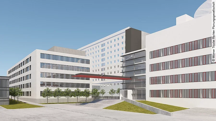 Architektenentwurf Haus 20 Universitätsklinikum Halle