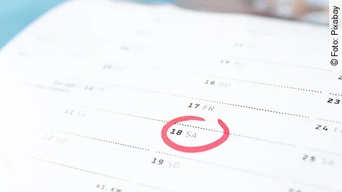 Kalender mit Termin