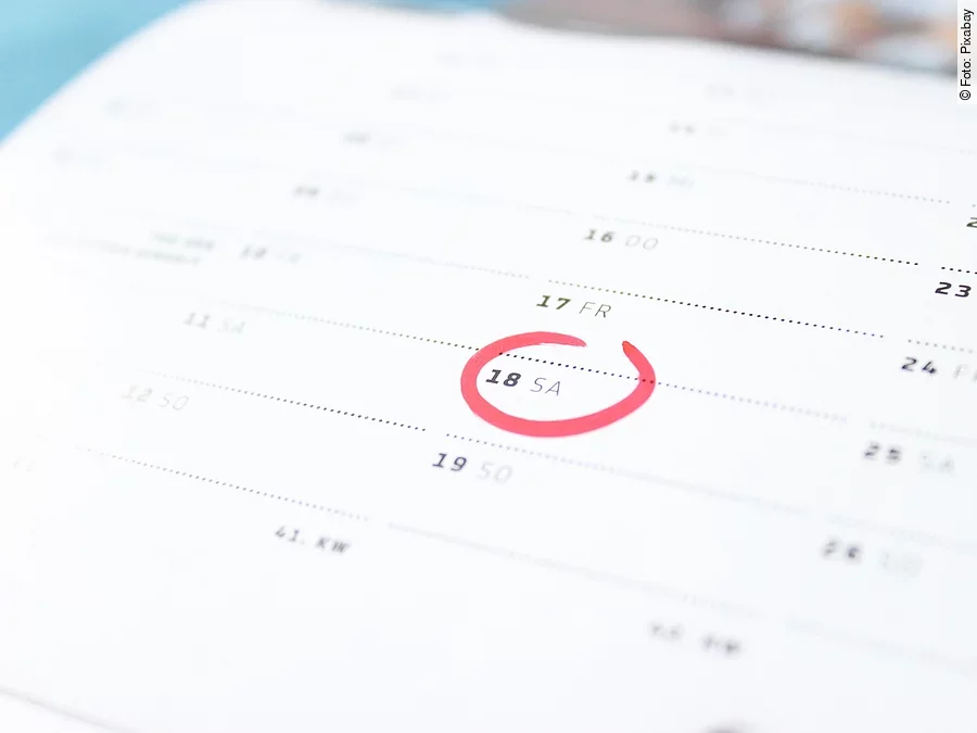 Kalender mit Termin
