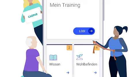 Caspar, Online-Rehabilitationsplattform