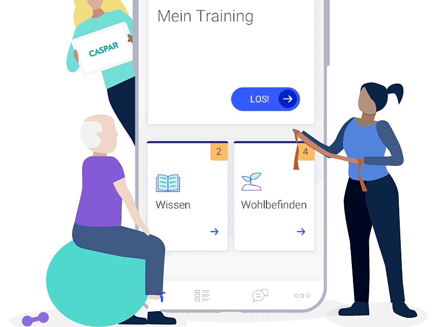Caspar, Online-Rehabilitationsplattform