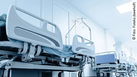 Krankenhausflur Symbolfoto