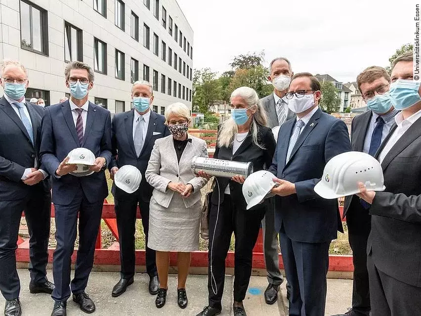Grundsteinlegung am Universitätsklinikum Essen