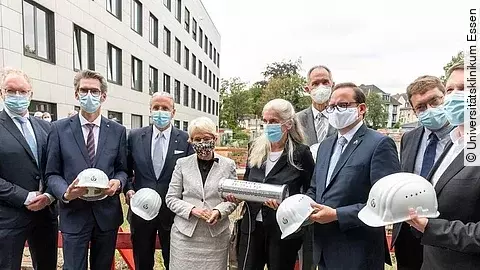 Grundsteinlegung am Universitätsklinikum Essen Grundsteinlegung am Universitätsklinikum Essen