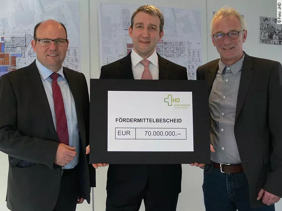 Fördermittelbescheid Josef-Hospital Delmenhorst