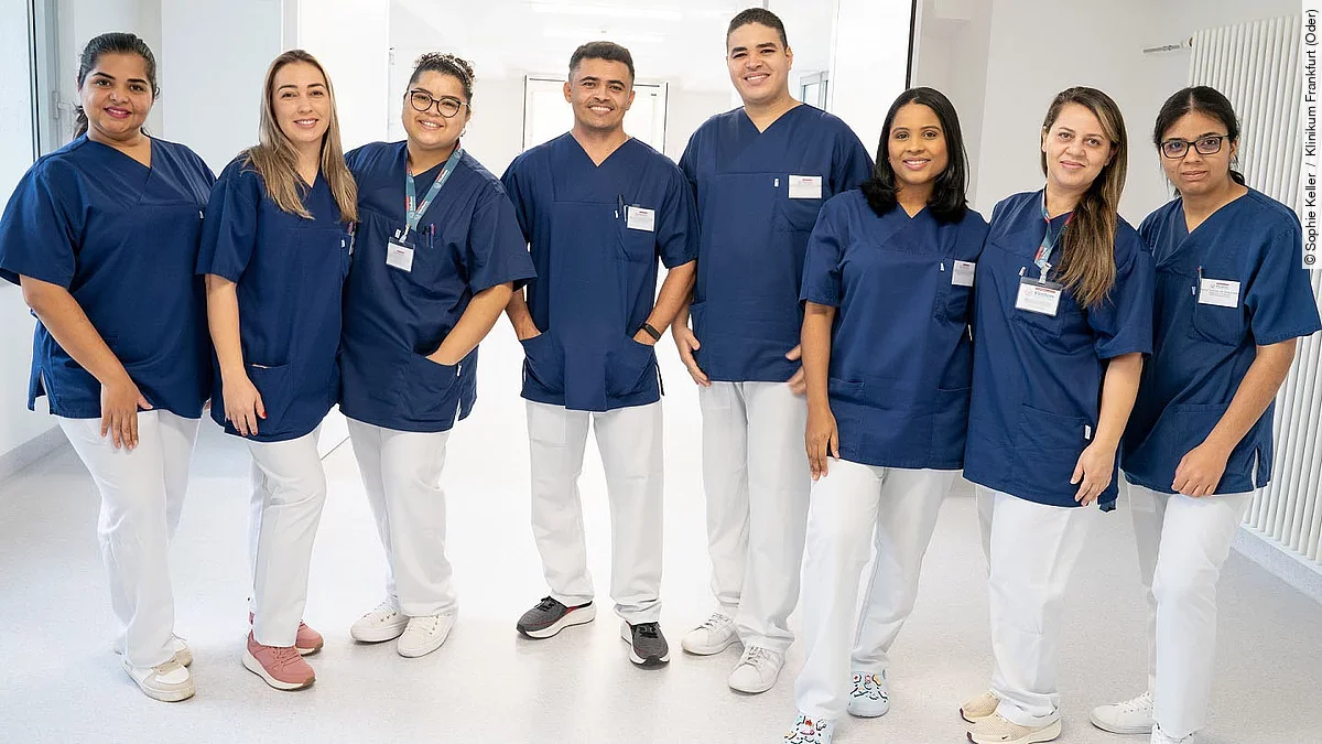 Internationale Gesundheitsfachpersonen Gruppenfoto