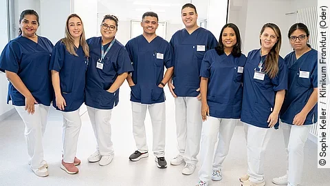 Internationale Gesundheitsfachpersonen Gruppenfoto