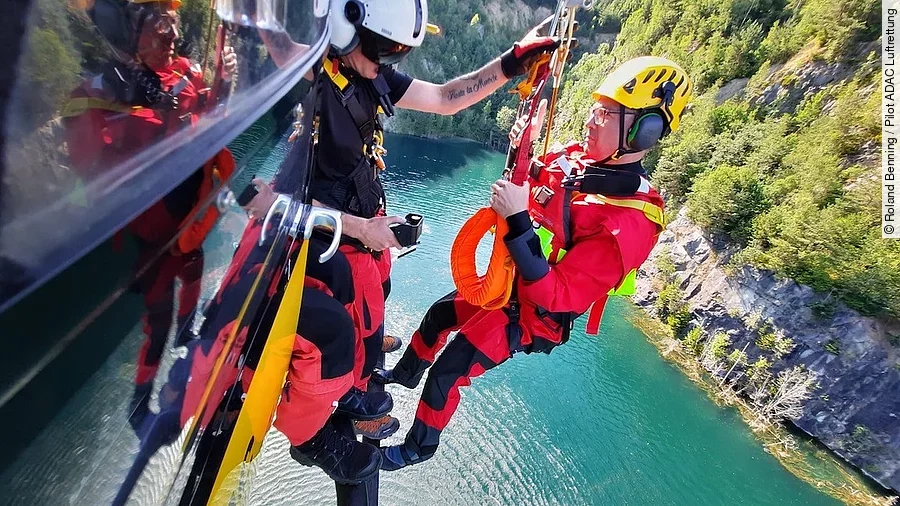 Training der Wasserrettung,Dr. Christoph Kerscher