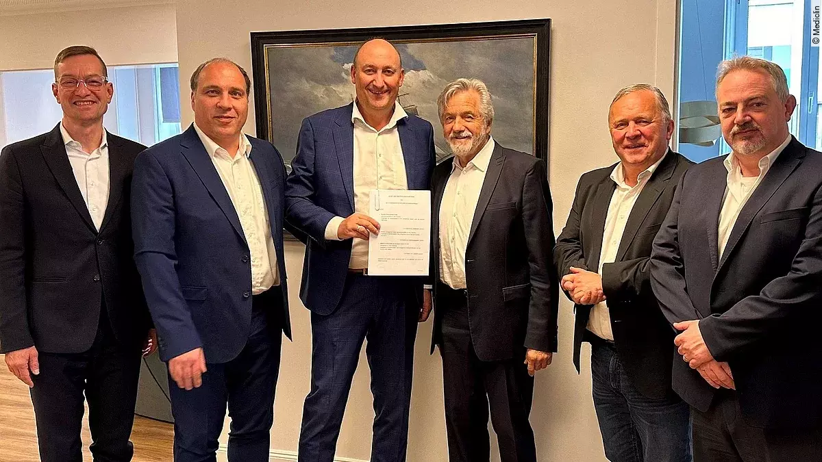 Vertragsunterzeichnung Mediclin Specht Gruppe