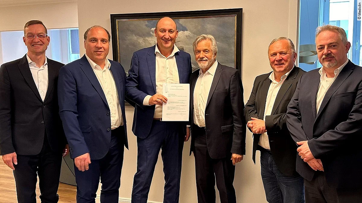 Vertragsunterzeichnung Mediclin Specht Gruppe