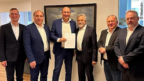Vertragsunterzeichnung Mediclin Specht Gruppe