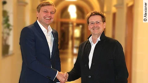 Dr. Christian von Klitzing und Andreas Barthold