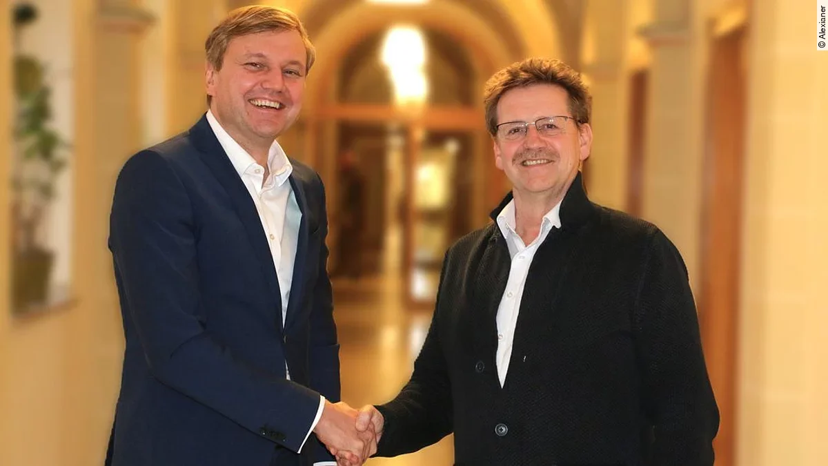 Dr. Christian von Klitzing und Andreas Barthold