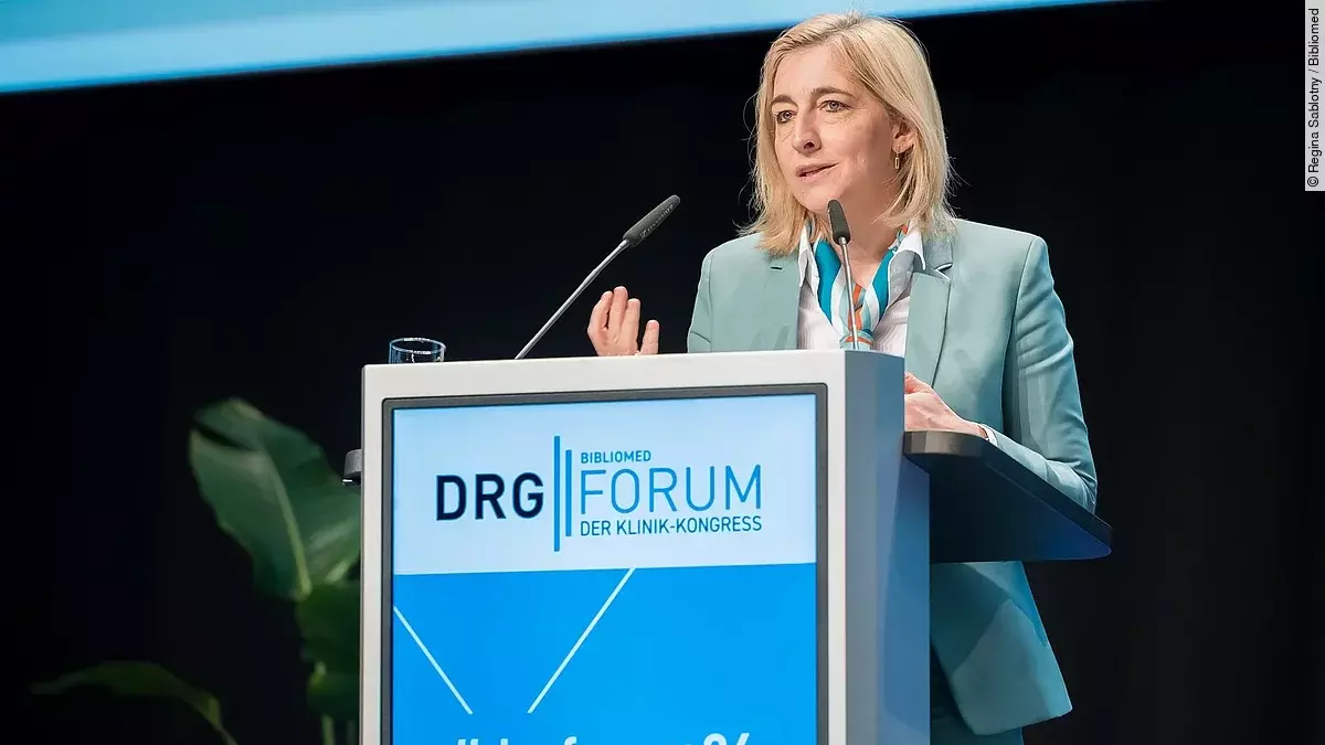 Nina Warken auf dem DRG Forum 2026
