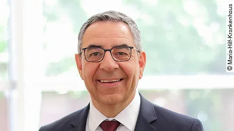 Oliver Bredel, Geschäftsführer am Maria-Hilf-Krankenhaus in Bergheim.