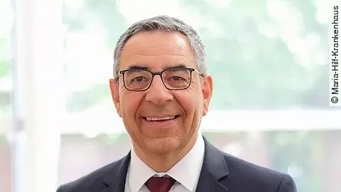 Oliver Bredel, Geschäftsführer am Maria-Hilf-Krankenhaus in Bergheim.