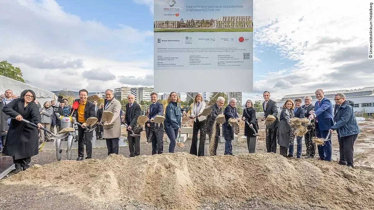 Spatenstich für das neue Herzzentrum am Universitätsklinikum Heidelberg Spatenstich für das neue Herzzentrum am Universitätsklinikum Heidelberg
