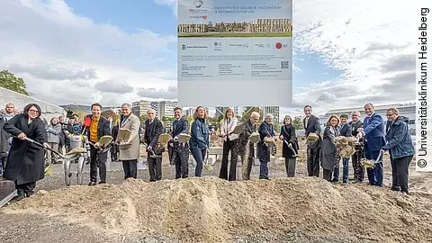 Spatenstich für das neue Herzzentrum am Universitätsklinikum Heidelberg