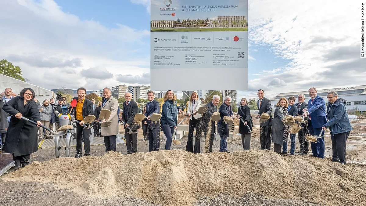 Spatenstich für das neue Herzzentrum am Universitätsklinikum Heidelberg Spatenstich für das neue Herzzentrum am Universitätsklinikum Heidelberg