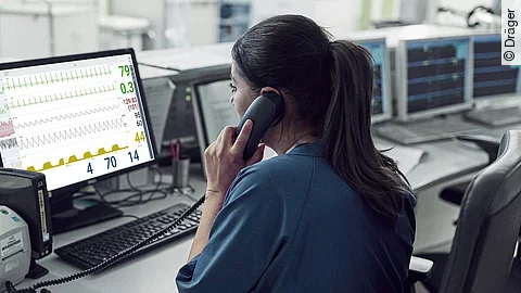 Digitale Patientenüberwachung vom Smartphone aus