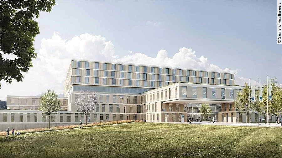 Der neue Spitalbau des KSB