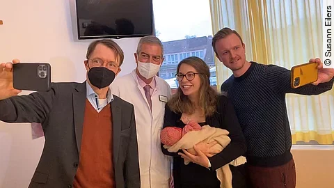 Prof. Lauterbach im St. Joseph Krankenhaus