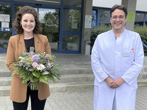 Jana Humrich und Dr. Christian Glöckner 