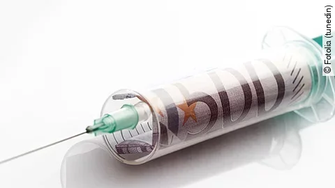 Finanzspritze, Geld, Spritze