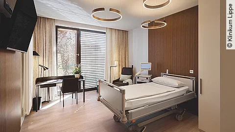 Wahlleistungsstation Klinikum Lippe Einbettzimmer