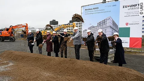 Spatenstich für Neubau der Universitätsmedizin Göttingen