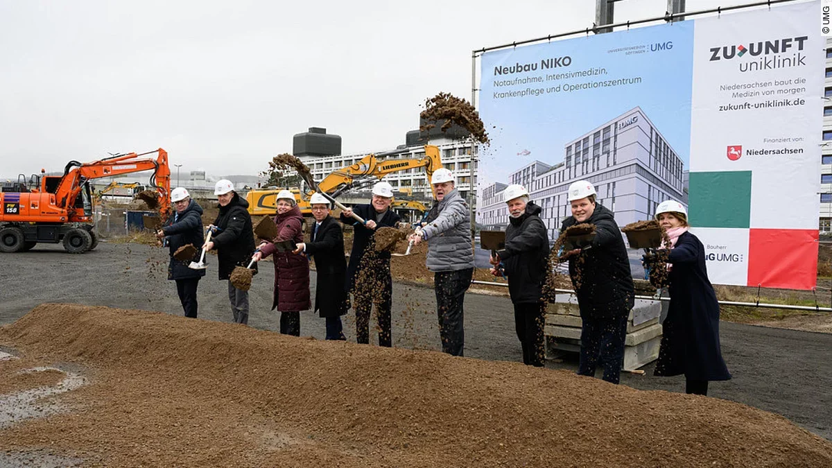 Spatenstich für Neubau der Universitätsmedizin Göttingen