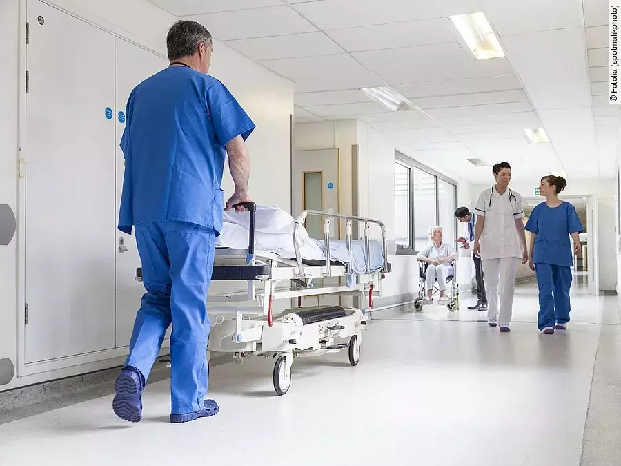 Krankenhausflur Krankenhausflur