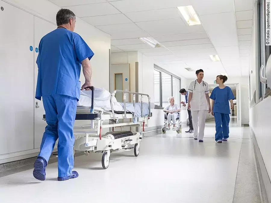 Krankenhausflur Krankenhausflur