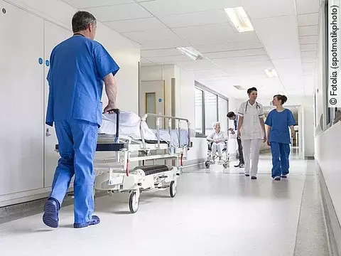 Krankenhausflur Krankenhausflur