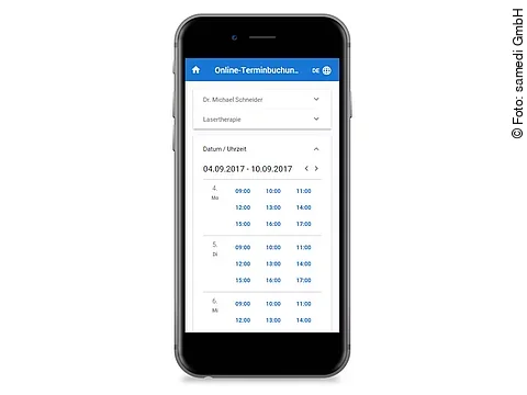 samedi Online-Terminbuchung
