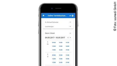 samedi Online-Terminbuchung