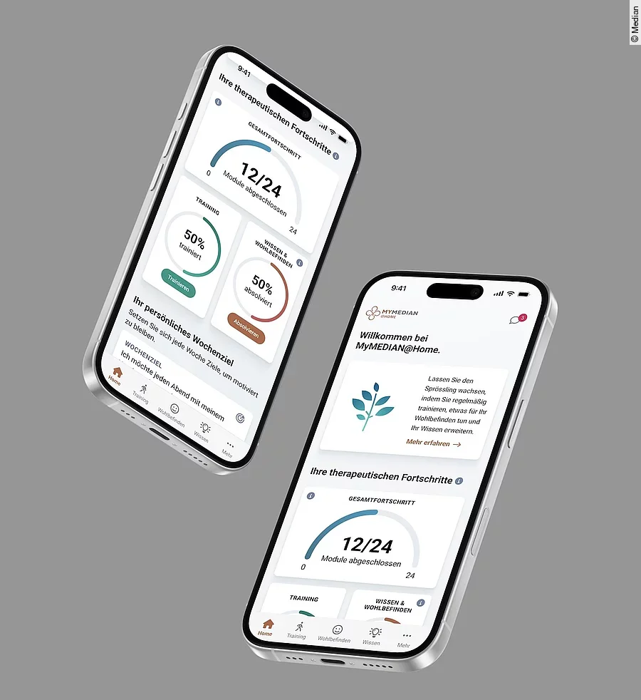 Nachsorge-App MyMedian@Home