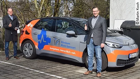 E-Auto Klinikum Main-Spessart