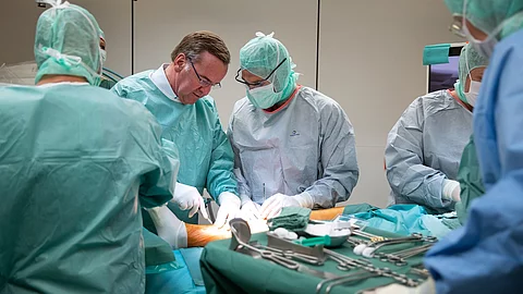 Boris Pistorius beim Sanitätsdienst der Bundeswehr