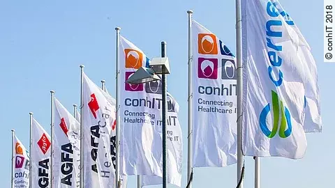 conhIT 2018 - Eingang Süd conhIT 2018 - Eingang Süd