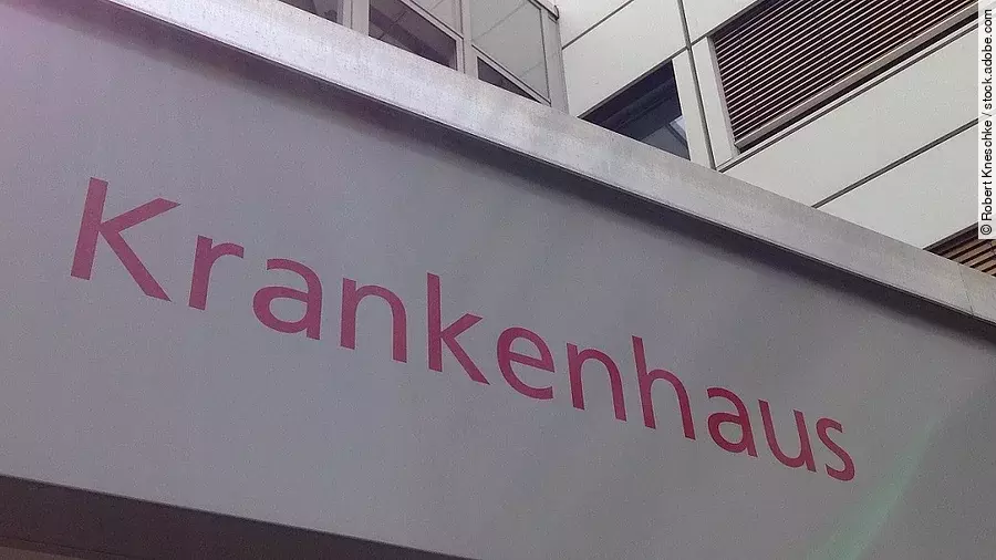 Eingang Krankenhaus