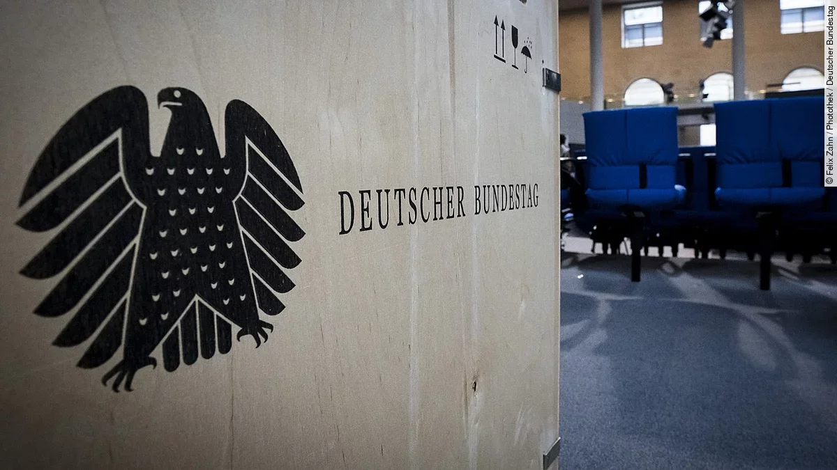 Reichstagsgebäude Plenarsaal Deutscher Bundestag