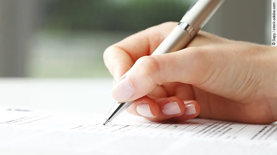 Unterschrift Unterschrift