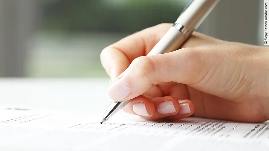 Unterschrift Unterschrift