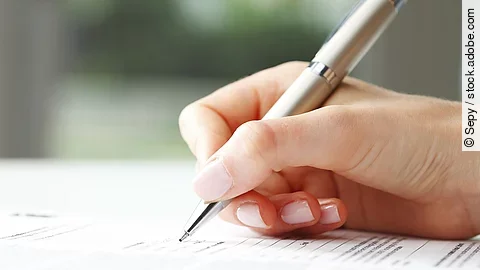 Unterschrift Unterschrift