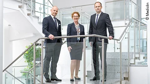 Phillip Fröschle, Ilona Michels und Philipp Schlösser, Mediclin Phillip Fröschle, Ilona Michels und Philipp Schlösser, Mediclin